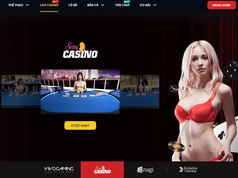 Sexy casino dabet sảnh game hấp dẫn cùng chân dài