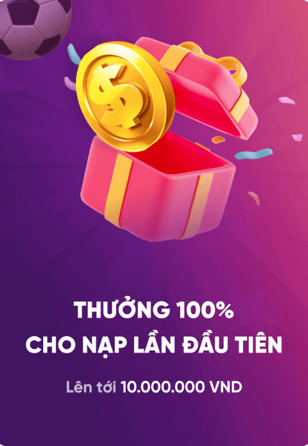 Khuyến mãi nạp đầu 100%